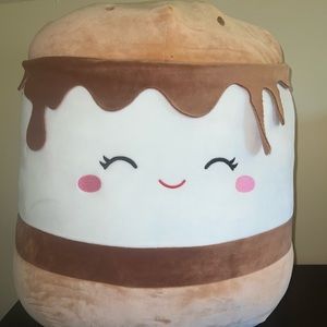 NWT Squishmallow Carmelita 20” s’mores